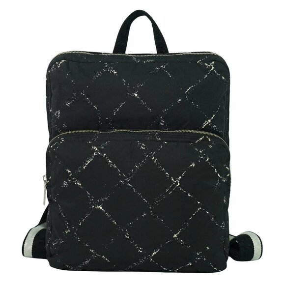 CHANEL Travel-Line Nylon Backpack Black - Picture 1 of 10